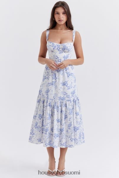 House of CB elia blue print midi sundress Z000Z264 vaatetus