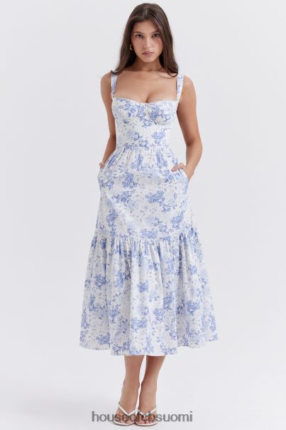 House of CB elia blue print midi sundress Z000Z264 vaatetus