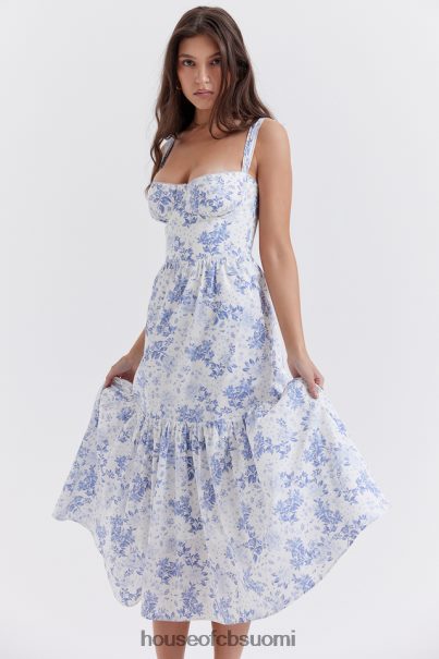 House of CB elia blue print midi sundress Z000Z264 vaatetus
