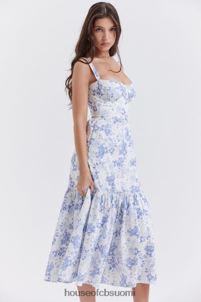 House of CB elia blue print midi sundress Z000Z264 vaatetus