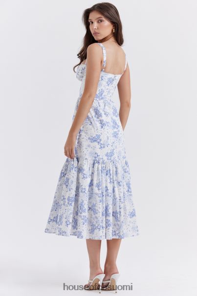 House of CB elia blue print midi sundress Z000Z264 vaatetus
