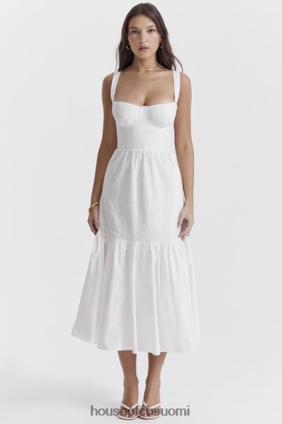 House of CB elia valkoinen broderie anglise midi sundress Z000Z235 vaatetus
