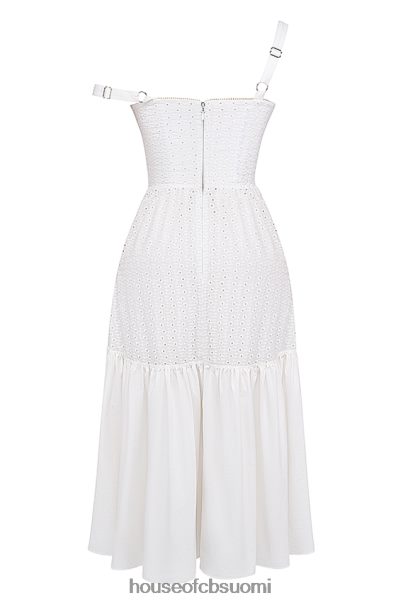 House of CB elia valkoinen broderie anglise midi sundress Z000Z235 vaatetus