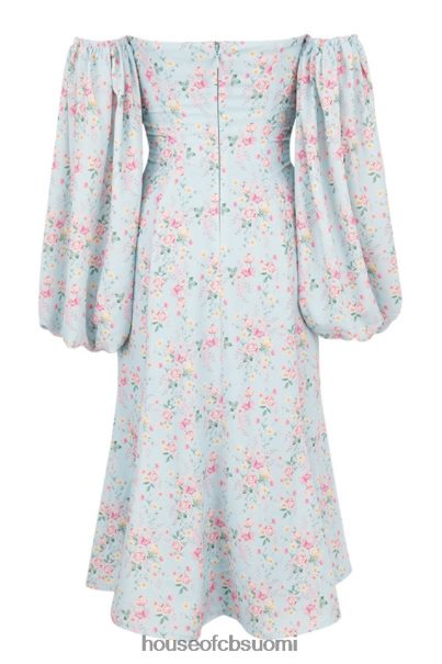 House of CB hope blue floral bardot midi sundress Z000Z608 vaatetus