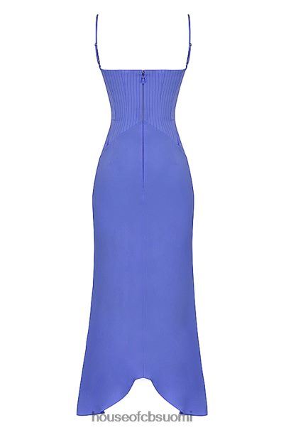 House of CB imogen periwinkle satiinikorsetti midi-mekko Z000Z415 vaatetus
