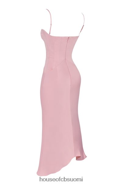 House of CB imogen rose pink satiini korsetti midi mekko Z000Z407 vaatetus