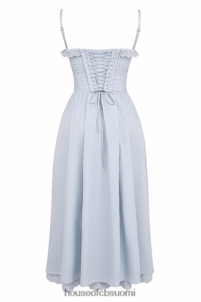 House of CB jaime pehmeä sininen broderie anglais midi sundress Z000Z213 vaatetus