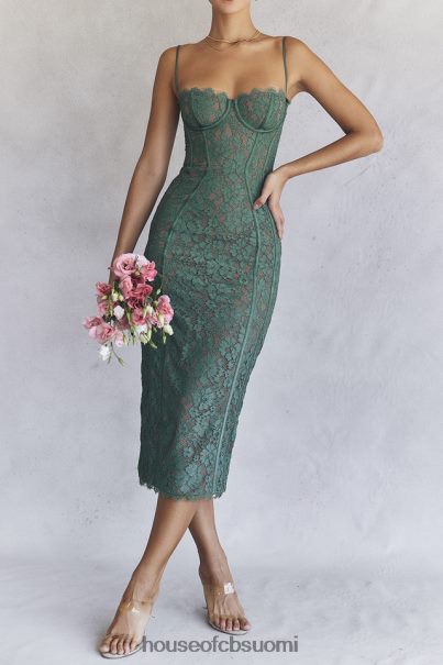 House of CB joelle forest pitsinen midi-mekko Z000Z383 vaatetus