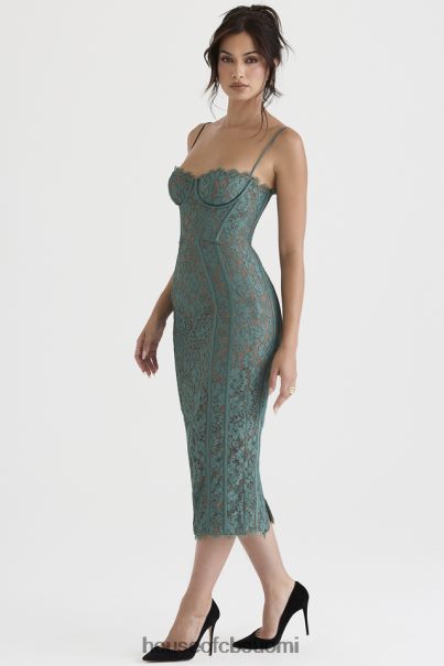 House of CB joelle forest pitsinen midi-mekko Z000Z383 vaatetus