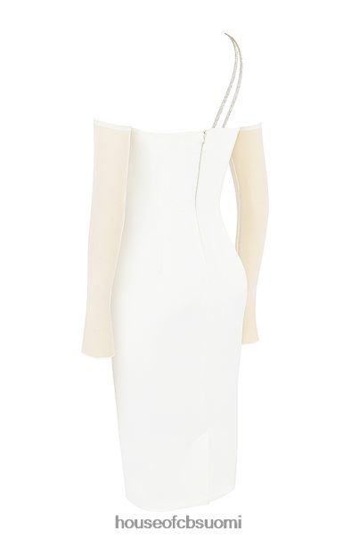 House of CB loulou ivory satiinileikkaus midi-mekko Z000Z519 vaatetus