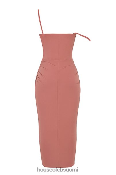 House of CB marciella ruusu draped korsetti midi mekko Z000Z508 vaatetus