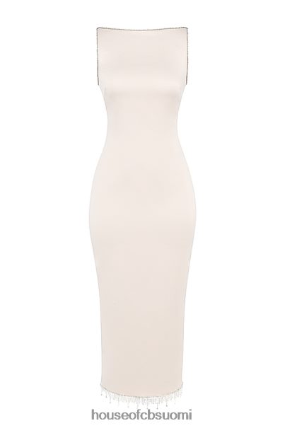 House of CB margiela norsunluun kiteinen midi-mekko Z000Z348 vaatetus