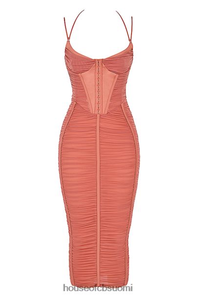 House of CB mariah rose rypytetty midi-mekko Z000Z516 vaatetus