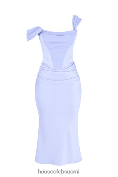 House of CB natalya sky satiini korsetti midi-mekko Z000Z449 vaatetus