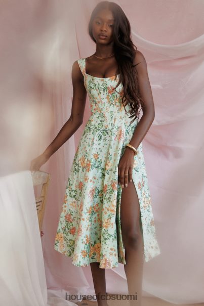 House of CB saira kevyt jadeprintti midi sundress Z000Z242 vaatetus