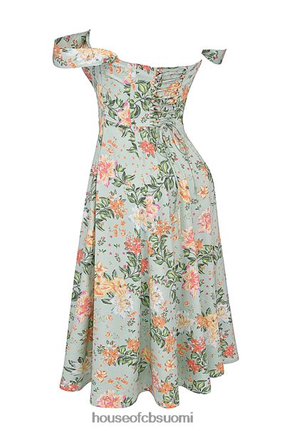 House of CB saira kevyt jadeprintti midi sundress Z000Z242 vaatetus