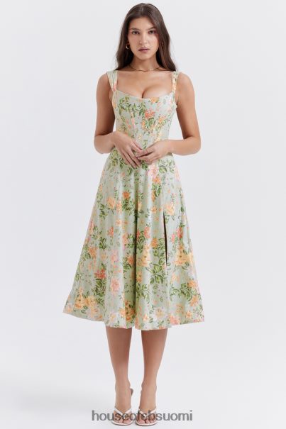 House of CB saira kevyt jadeprintti midi sundress Z000Z242 vaatetus