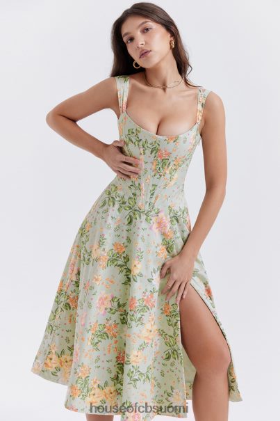 House of CB saira kevyt jadeprintti midi sundress Z000Z242 vaatetus