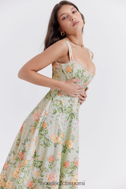 House of CB saira kevyt jadeprintti midi sundress Z000Z242 vaatetus