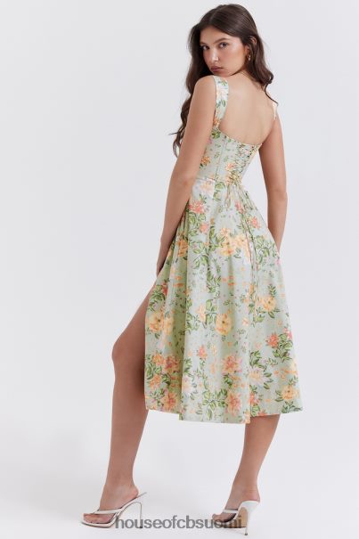 House of CB saira kevyt jadeprintti midi sundress Z000Z242 vaatetus