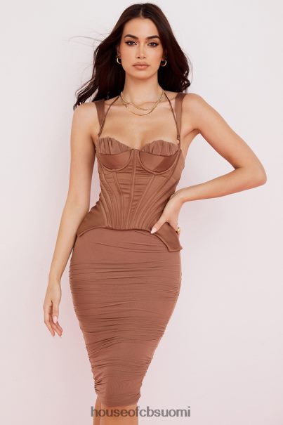 House of CB talya toffee korsetti midi-mekko Z000Z581 vaatetus