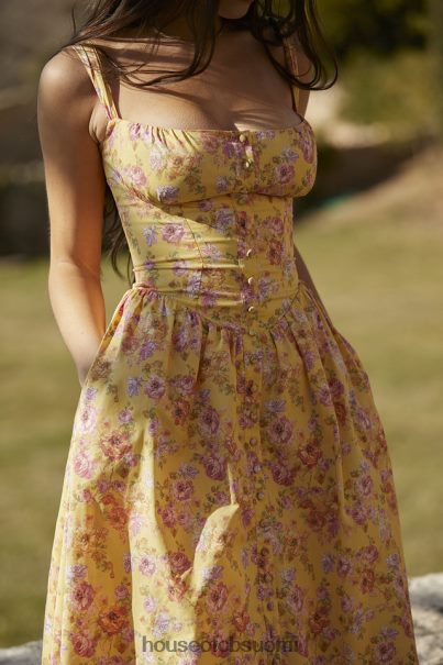 House of CB tatiana butter print midi sundress Z000Z246 vaatetus