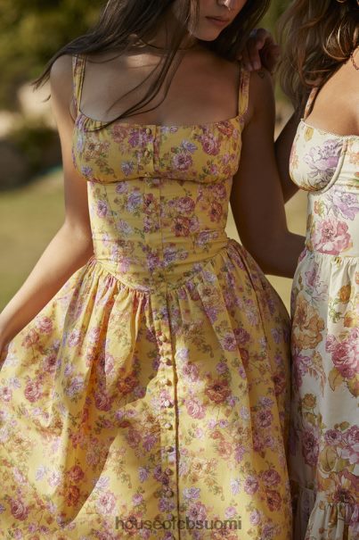 House of CB tatiana butter print midi sundress Z000Z246 vaatetus