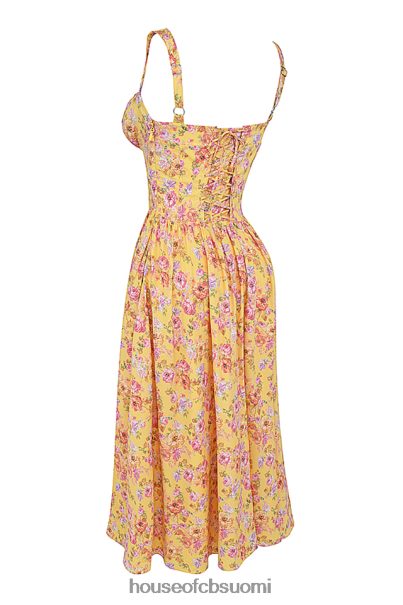 House of CB tatiana butter print midi sundress Z000Z246 vaatetus
