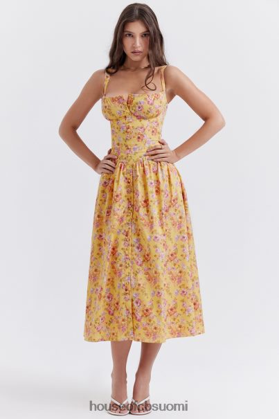House of CB tatiana butter print midi sundress Z000Z246 vaatetus