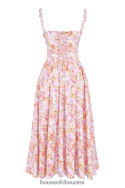 House of CB tatiana pink print midi sundress Z000Z252 vaatetus