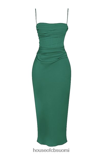House of CB teia forest draped korsetti midi-mekko Z000Z388 vaatetus