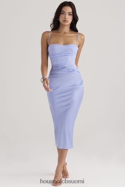 House of CB teia sky draped korsetti midi-mekko Z000Z447 vaatetus