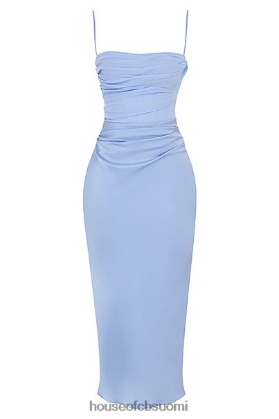 House of CB teia sky draped korsetti midi-mekko Z000Z447 vaatetus