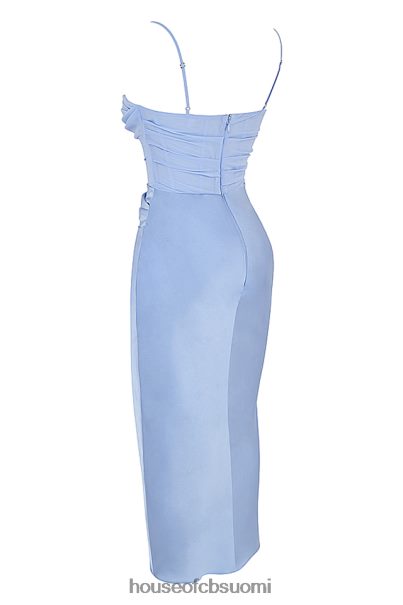 House of CB teia sky draped korsetti midi-mekko Z000Z447 vaatetus