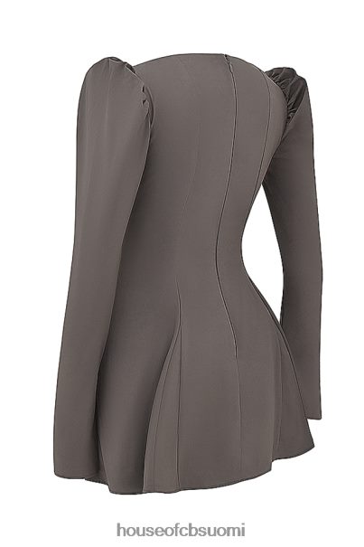 House of CB Carlina Mocha pitkähihainen minimekko Z000Z207 vaatetus