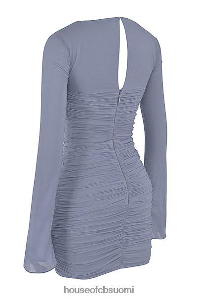 House of CB camille dove harmaa aito silkki minimekko Z000Z321 vaatetus