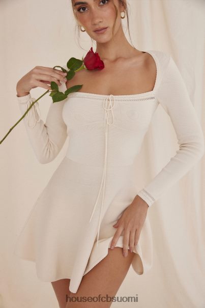 House of CB caprice cream hieno neulottu minimekko Z000Z298 vaatetus