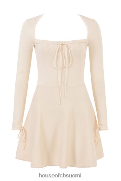House of CB caprice cream hieno neulottu minimekko Z000Z298 vaatetus