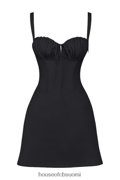 House of CB carlotta musta korsetti minimekko Z000Z269 vaatetus