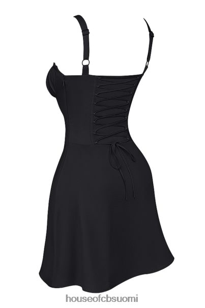 House of CB carlotta musta korsetti minimekko Z000Z269 vaatetus