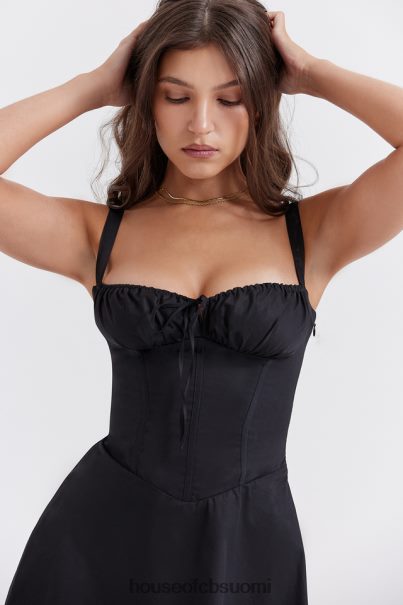 House of CB carlotta musta korsetti minimekko Z000Z269 vaatetus