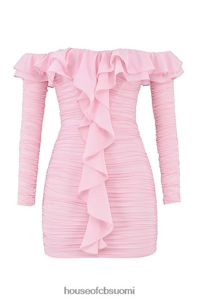 House of CB eliza aito silkkikeiju vaaleanpunainen minimekko Z000Z496 vaatetus