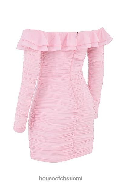 House of CB eliza aito silkkikeiju vaaleanpunainen minimekko Z000Z496 vaatetus