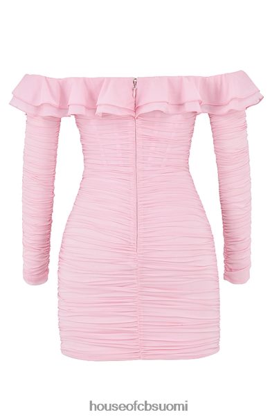 House of CB eliza aito silkkikeiju vaaleanpunainen minimekko Z000Z496 vaatetus