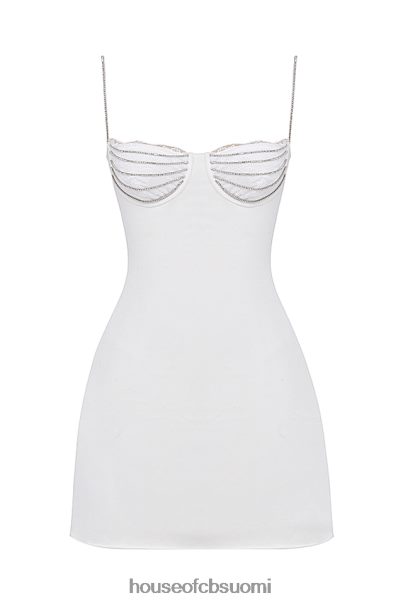 House of CB grace ivory kristalloitu minimekko Z000Z337 vaatetus