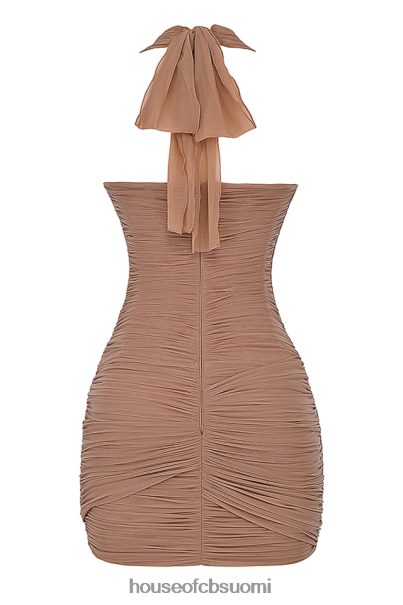 House of CB laetitia hasselpähkinäpoimutettu minimekko Z000Z190 vaatetus