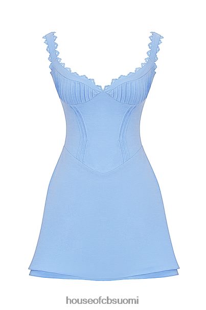 House of CB tilly blue pin-neulat minimekko Z000Z215 vaatetus