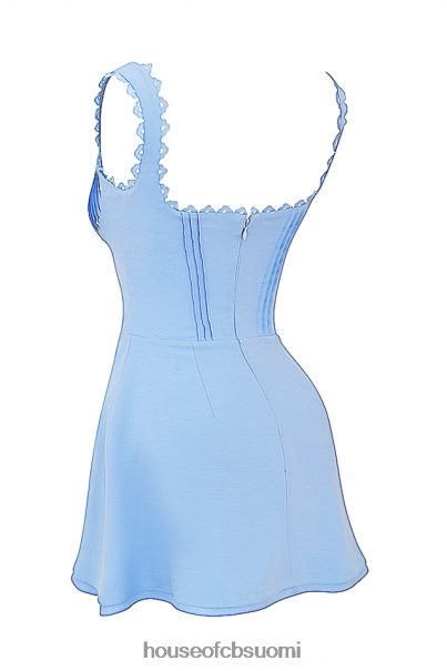 House of CB tilly blue pin-neulat minimekko Z000Z215 vaatetus