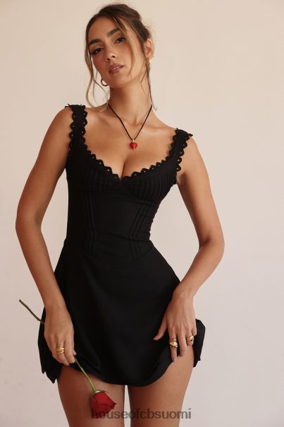 House of CB tilly musta pinne-istuttava minimekko Z000Z231 vaatetus