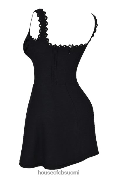 House of CB tilly musta pinne-istuttava minimekko Z000Z231 vaatetus